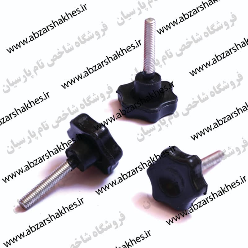 خروسک پیچ دار پلاستیک M6